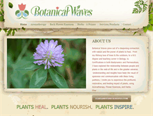 Tablet Screenshot of botanicalwaves.com